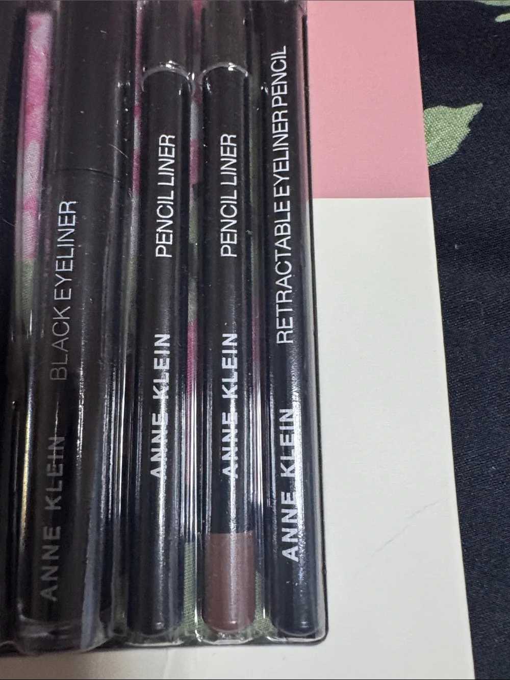 NEW Anne Klein Black & Brown Eyeliner Set